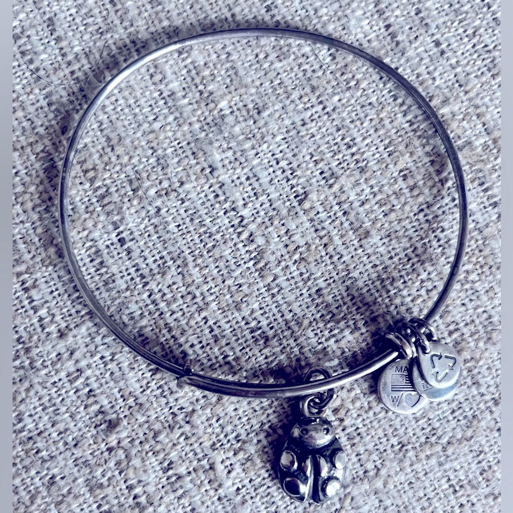 Alex & Ani Ladybug Charm Bangle Bracelet
